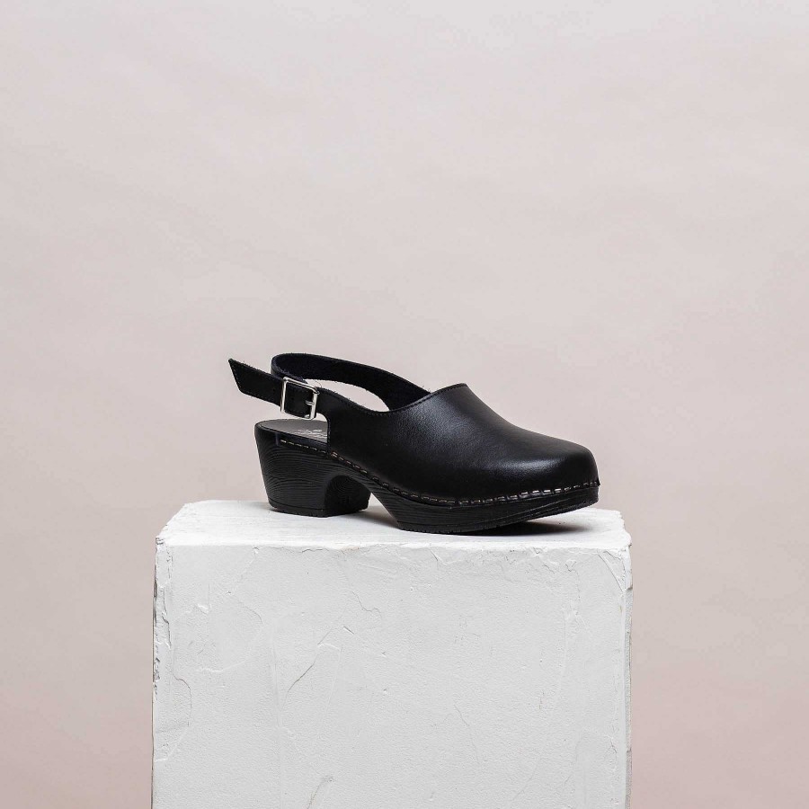 Traskor Pa Jobbet Calou | Lilja Clog Black