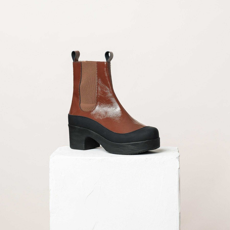 Forsaljning/Arkiv Calou | Susie Boot Tan Patent